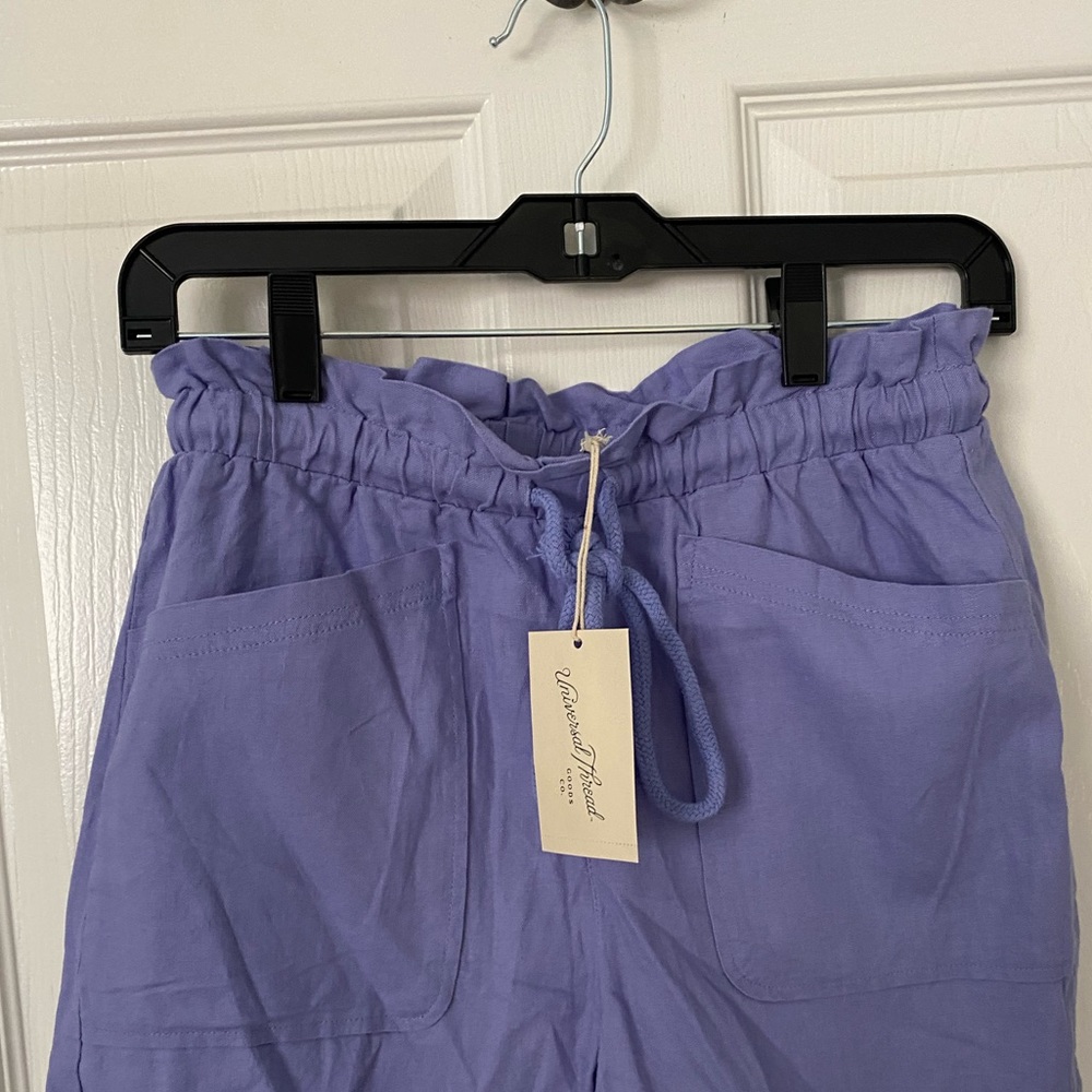 Universal Thread Periwinkle Linen Shorts